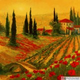Click to View Poppies of Toscano I